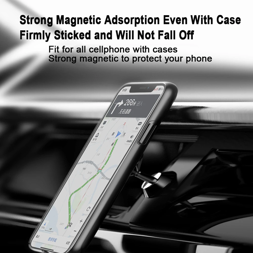 PHOMAX Универсальный Автомобильный магнитный держатель для телефона 360 градусов