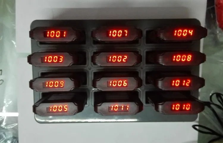 Система управления очереди пейджера для ресторана KFC фаст-фуда с 12 вибрирующими