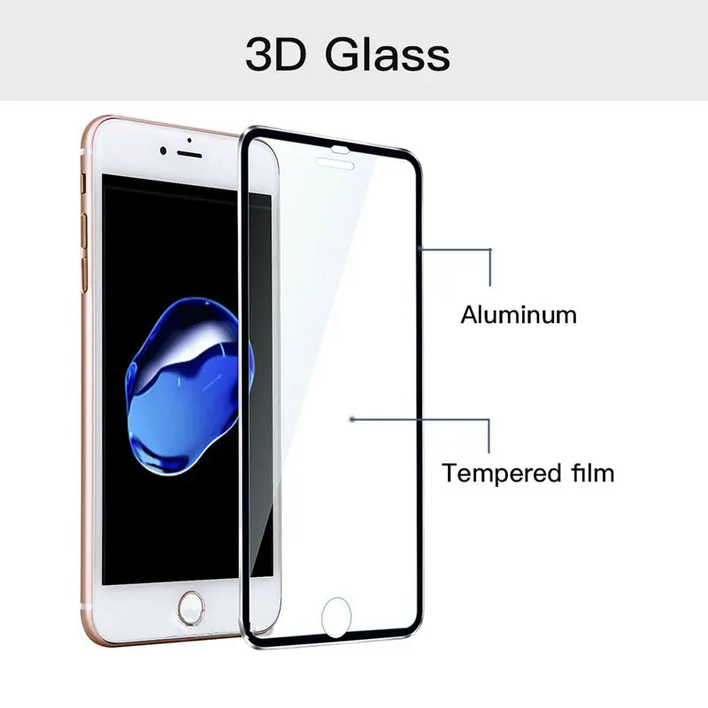 0 26 мм 2.5D 9H Премиум Закаленное стекло для iphone 7 8 plus 6 Защитная пленка экрана Plus