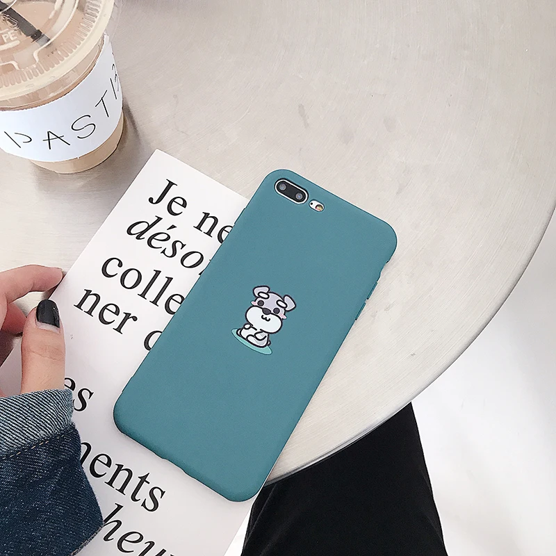 Милые чехлы для телефонов schnauzer pet для huawei P20 P30 Mate20 Pro Lite, матовый чехол для Honor 9 10 8X Nova 3 3i 3e 4 4e, задние чехлы