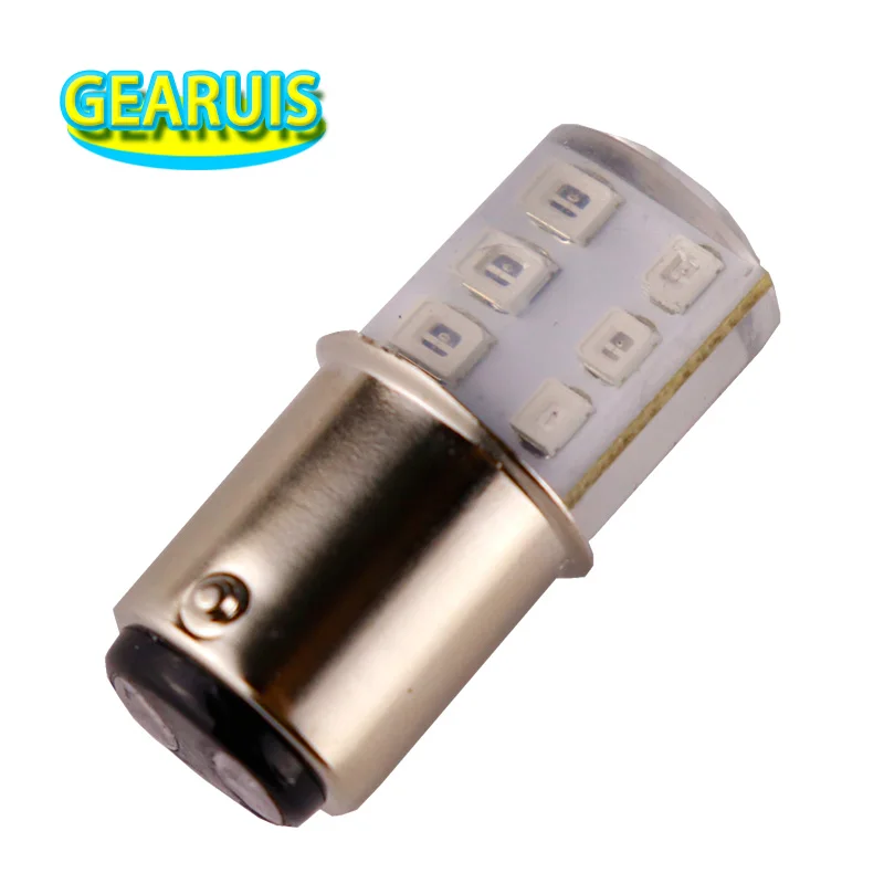 10 шт. силиконовые светодиодные ламсветильник P21 5 вт 1157 BAY15D 12 SMD 2835 | Автомобили и