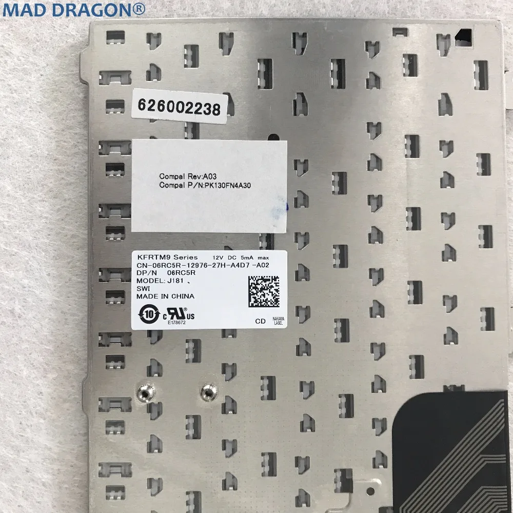 Новые оригинальные детали для ноутбука DELL LATITUDE E6420 E6430 E6320 E5420 E5430 английская