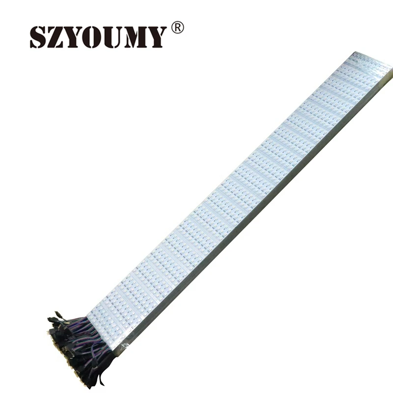 SZYOUMY 50 м/лот светодиодсветильник лента под шкаф 1 м 5050 RGB 60 светодиодов/м