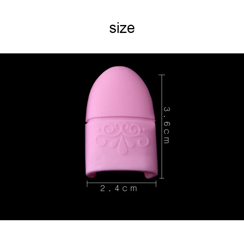 Дизайн ногтей мягкий силиконовый разгрузочный рукав для УФ гель лака маникюра