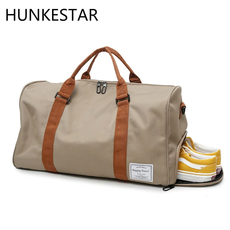 Cheap Men Sports Bags for Fitness Gym Bag Mens Sac De Sport Femme 4 Colors Large Sportsbag Solid Color Handbag with Shoes Space | Спорт и