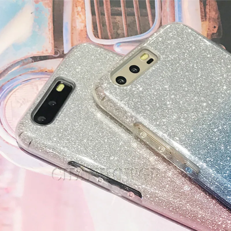 Блестящий Мягкий чехол из ТПУ для HUAWEI P30 Lite P Smart Plus Y5 Y6 Y7 Y9 Prime 2019 2018 Honor 10 10i 8A 8C 8S 8X 7A 7C
