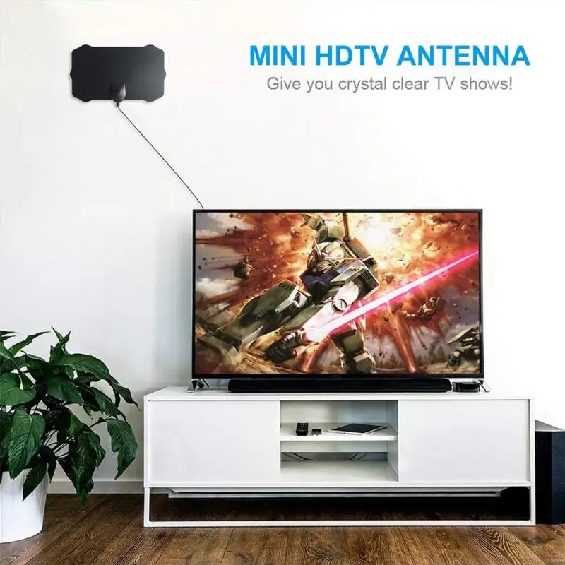 Новинка Лидер продаж усилитель 1080 P ультра тонкая ТВ антенна домашний бесплатный