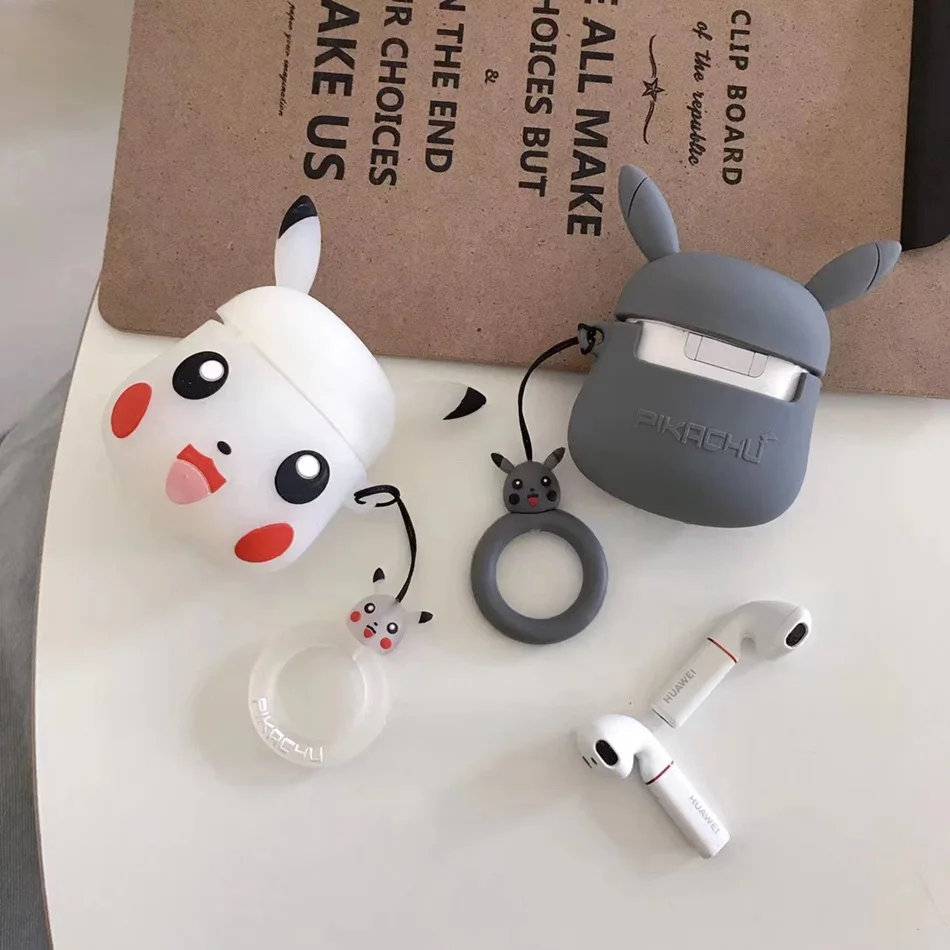 Silicone Earphone Case For Honor Flypods Pro Case Cute Japan Cartoon For Huawei FreeBuds 2 Pro Honor Flypods Case Protective Box