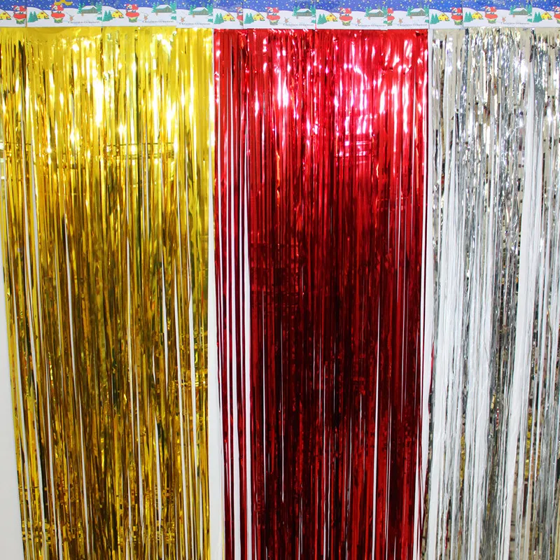 30 шт. металлическая бахрома из фольги дождя двери занавески вечерние