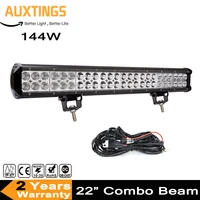 led lights for car ip67 11520 14400lm 22 inch 144w watt led light bar offroad combo beam led driving light 12v car light bar