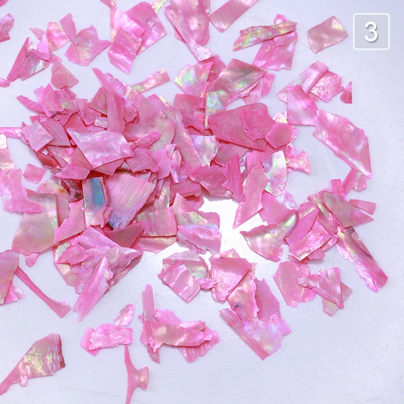 1 коробка ракушек нерегулярные Блестки для ногтей блестки хлопья гель лака