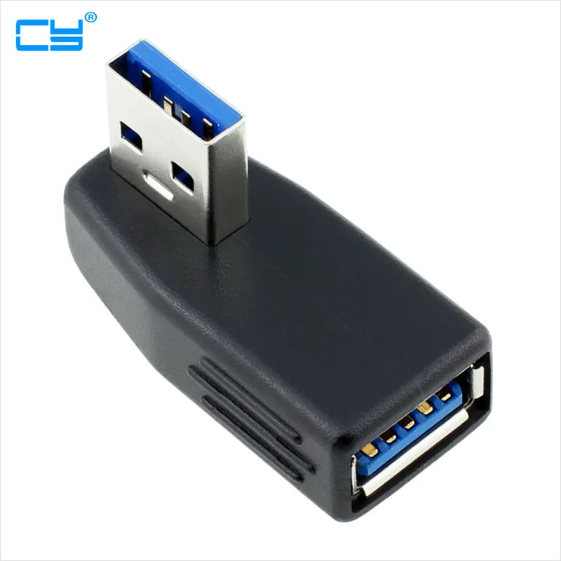 Переходник с углом влево и вправо на 90 градусов USB 3 0 A папа Мама разъем AM/AF для