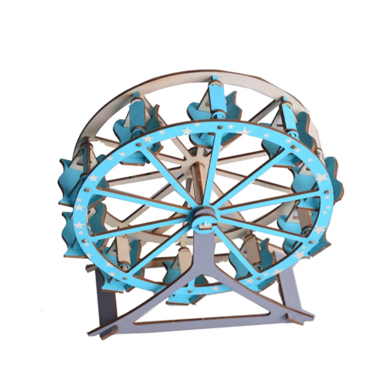 3D деревянные пазлы колесо обозрения набор для сборки детских игрушек P16 | Игрушки
