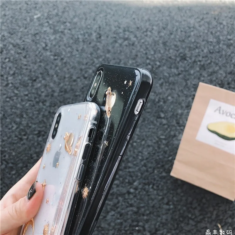 Трехмерная металлическая звезда Блеск для apple iphone X XS Max XR мобильный телефон
