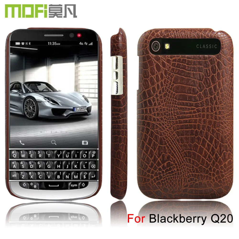 Blackberry Q20 чехол кожаный чехол mofi Blackberry classic чехол Q20 крышка с узором «крокодиловая кожа» чехол бизнес-чехол тонкий