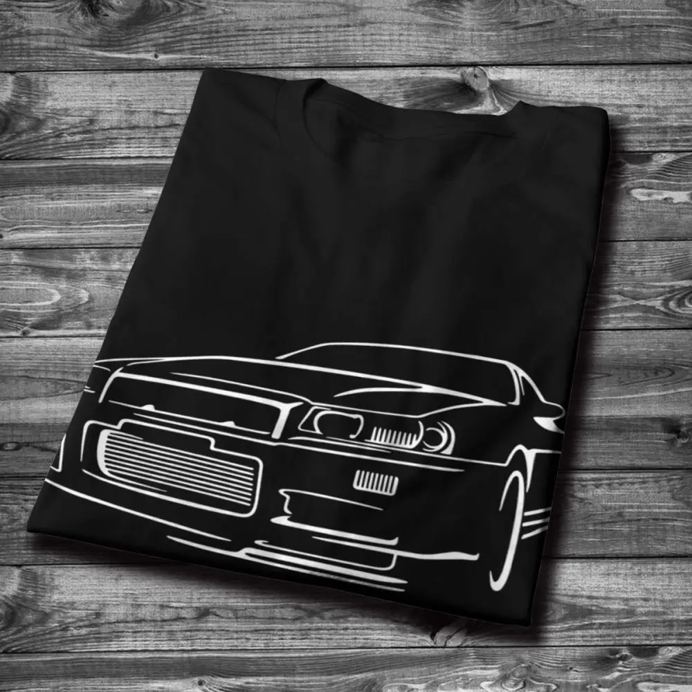 Простая дизайнерская Новая футболка GTR R34 с юмористическим логотипом летняя