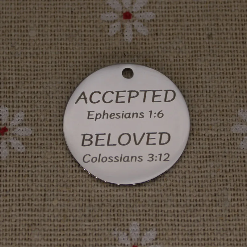 Подвеска из нержавеющей стали Ladyfun 25 мм 20 шт./лот | Украшения и аксессуары