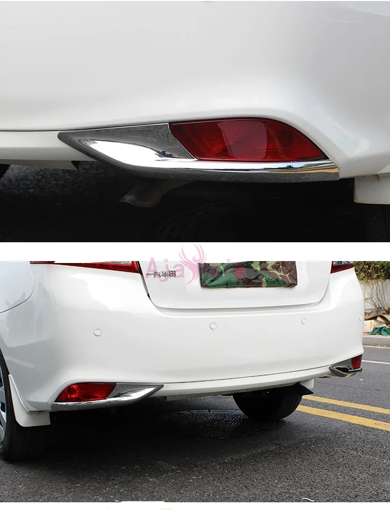 2017 хромированный автомобильный Стайлинг задний противотуманный светильник