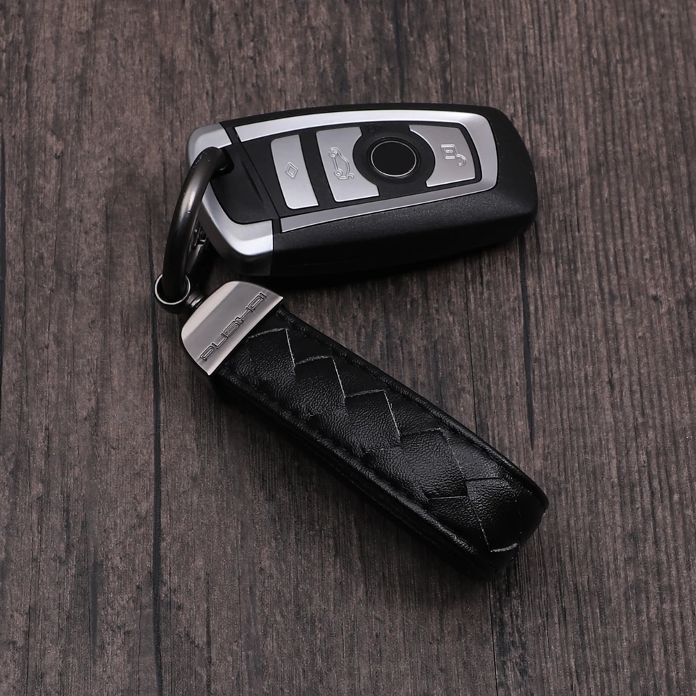 Модный металлический и кожаный брелок для автомобиля Mercedes Benz BMW AUDI FORD HONDA MAZDA VW