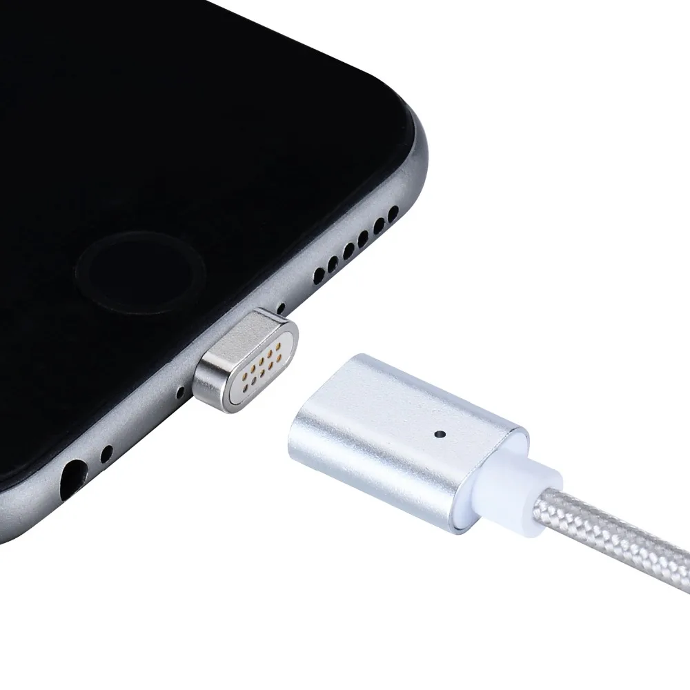 Магнитный кабель Lightning для iPhone и iPad 3 FT Gen 5 (серебристый) | Автомобили мотоциклы