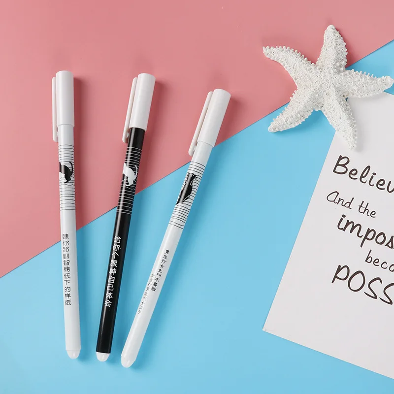 3 шт./лот печать слова кошка гелевая ручка чернильная рекламный подарок