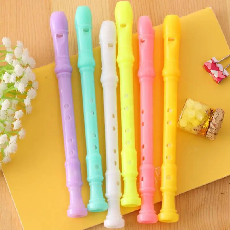 

Jonvon Satone 6 designs Neutral Pen Stationery For Flute Clarinet Mini Gel-ink Cartoon Student Gift writing pens