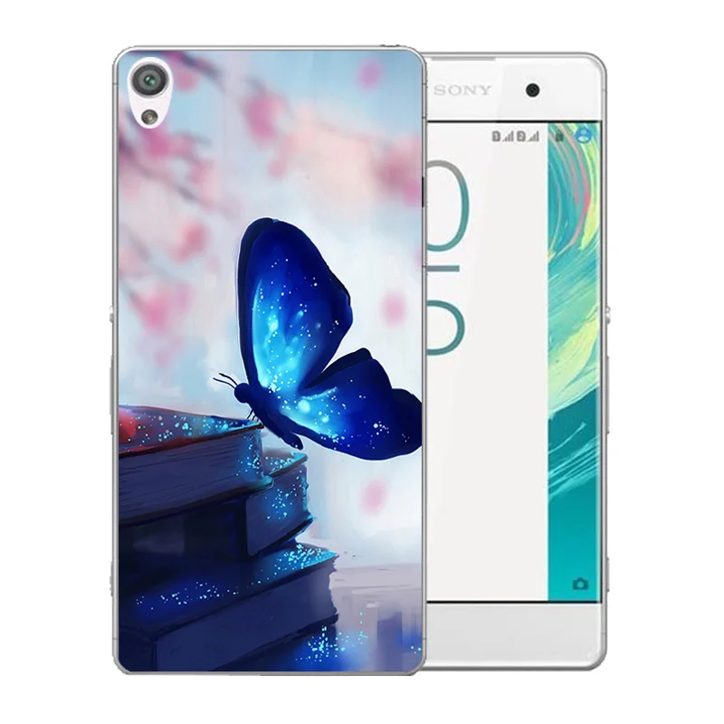 5 0 дюйма для Sony Xperia XA F3111 чехол телефона мягкий силиконовый крючок прозрачный Dual