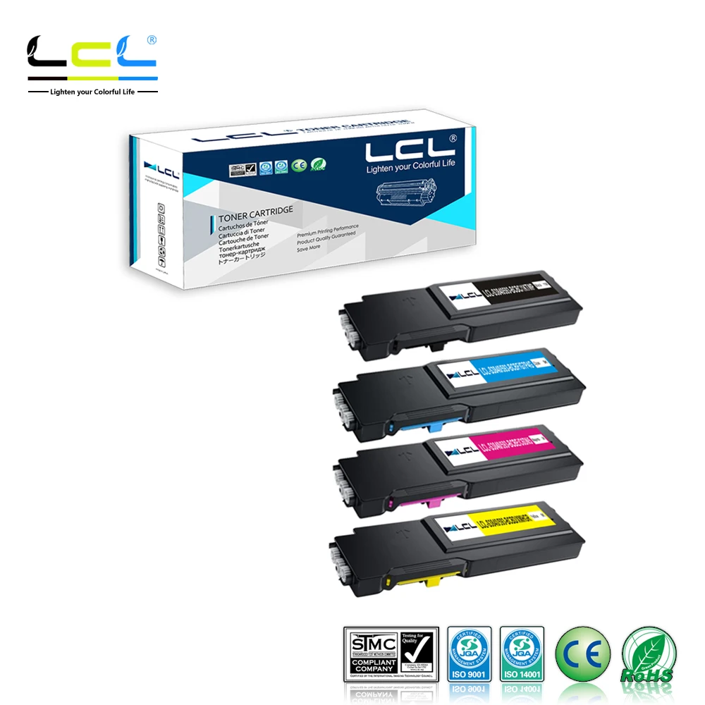 

LCL 593-BCBD 593-BCBC 1KTW 593-BCBF G7P4G 593-BCBE C6DN5 4pk KCMY Toner Cartridge Compatible for for Dell S3845CDN S3840CDN