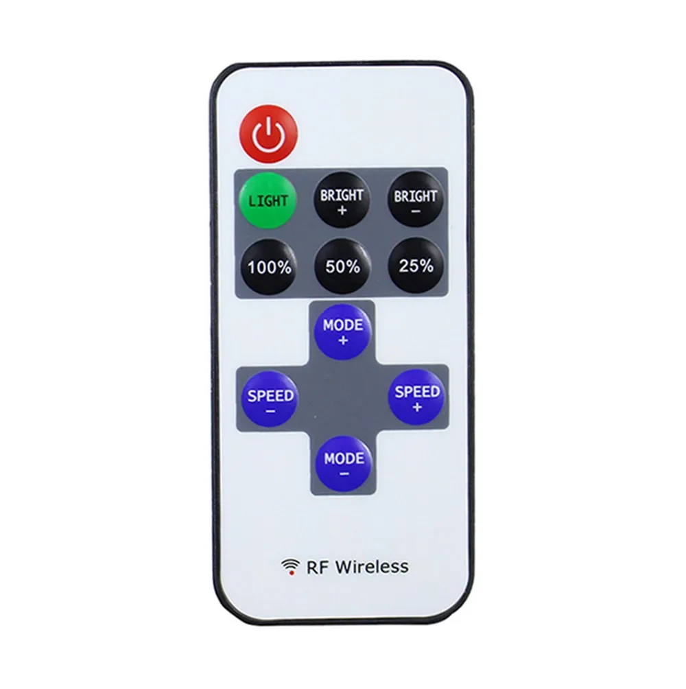 DC5-24V беспроводной мини светодиодный контроллер Диммер 11key RF пульт дистанционного управления для 3528 5050 одноцветный светодиодный светильник