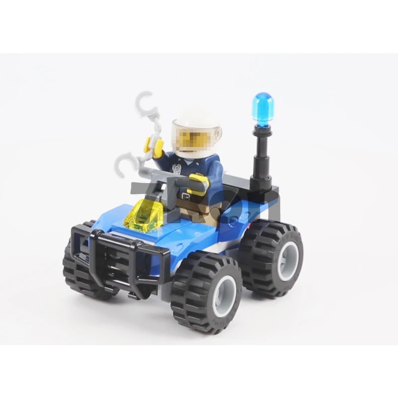 02096 город SWAT Mountain Special полиции Building Block образования Совместимо с Lego City 60171 кирпичи