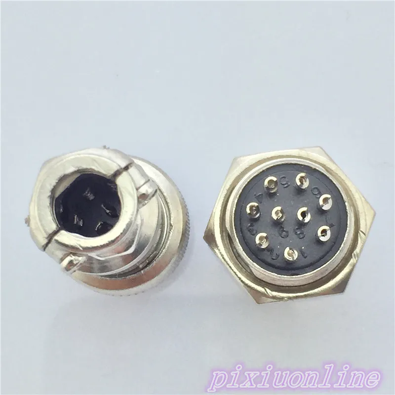 1 комплект GX16 9 Pin Мужской Женский диаметр 16 мм L77Y круговой разъем авиационный