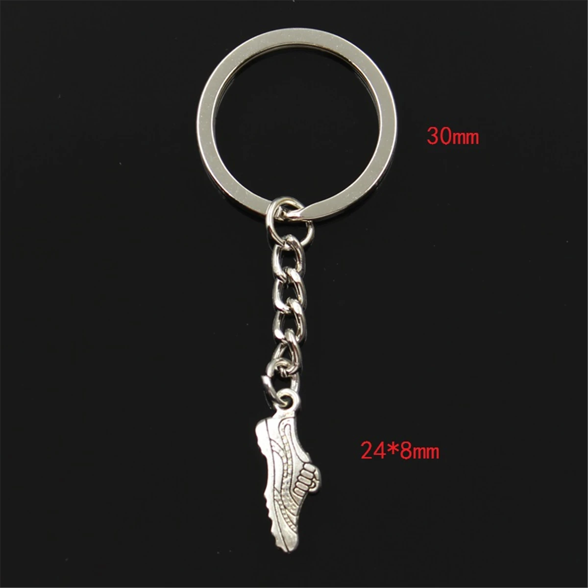 Новая мода для мужчин 30 мм брелок DIY металлический держатель цепь винтажная