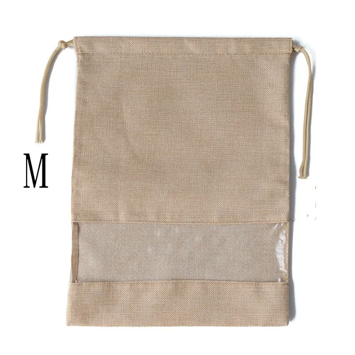 Beige M Сумка для хранения обуви спортивные сумки нетканые пыленепроницаемые двойной шнурок на открытом воздухе кемпинга путешествия переноски косметики игрушки - Цвет: Beige M
