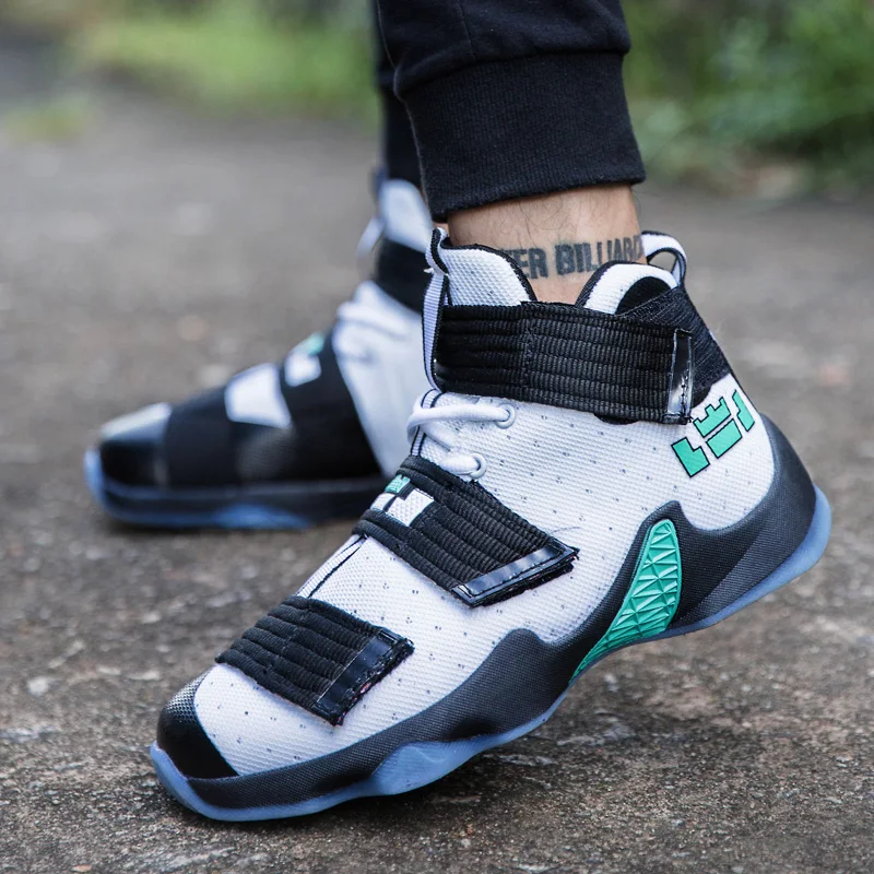 Новая брендовая Баскетбольная обувь для мужчин и женщин высокая Спортивная