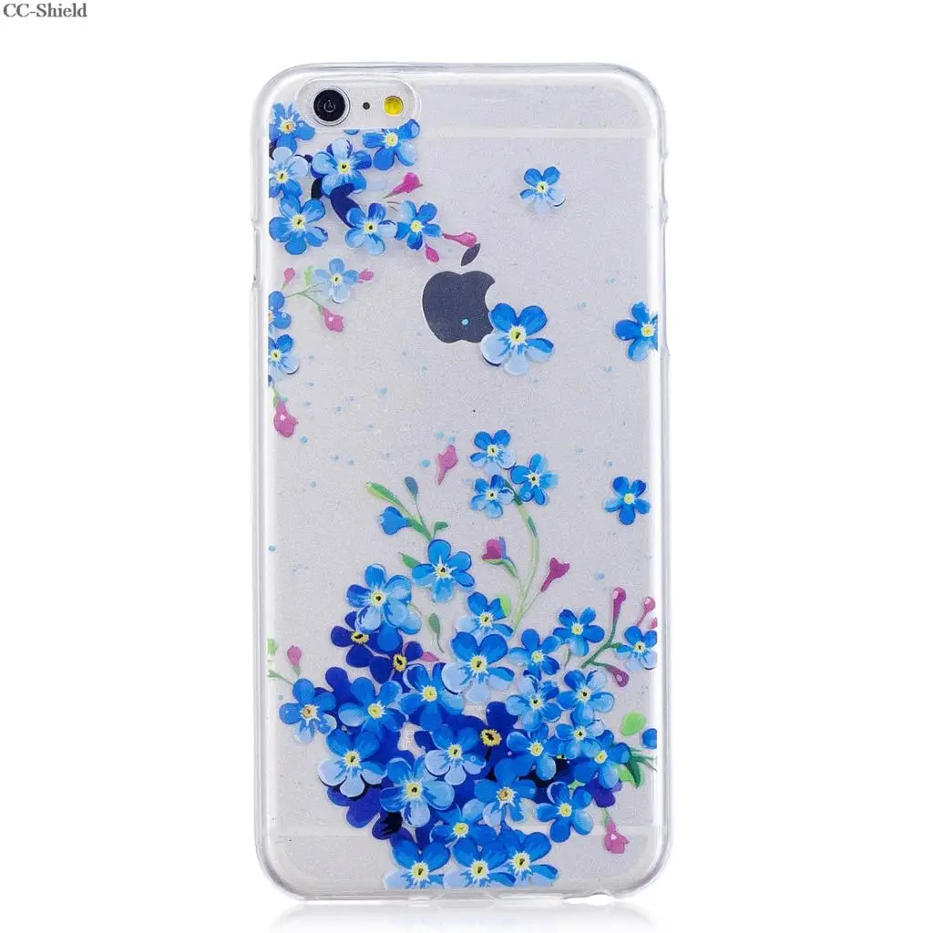 Футляр из ТПУ для Apple iPhone 6S 6 S Plus 5.5 дюймов Модный мягкий силиконовый чехол для телефона 6s.