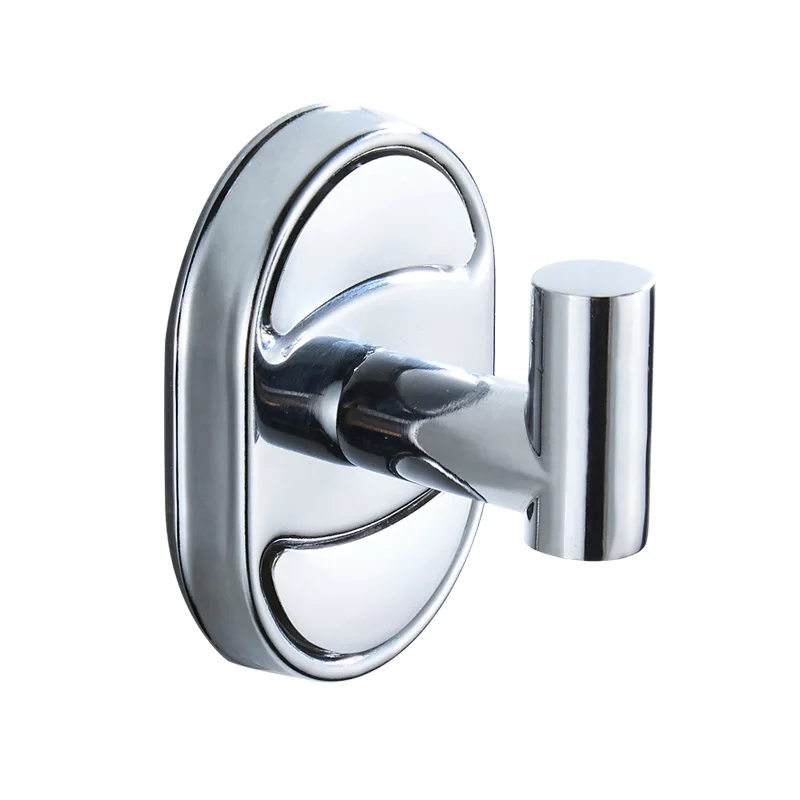 LEDEME Серебряная одежда для комнаты 1 крючок халата вешалка полотенец ванной из