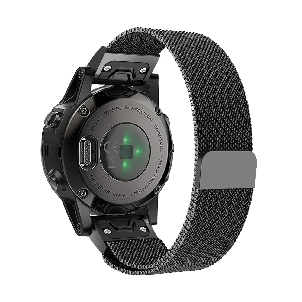 Горячее предложение БЫСТРОРАЗЪЕМНАЯ Миланская петля для Garmin Fenix 3 HR 5X 5S ремешок