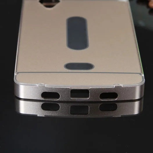 Двойной гибридный металлический алюминиевый бампер + задняя крышка Nexus 5 чехлы