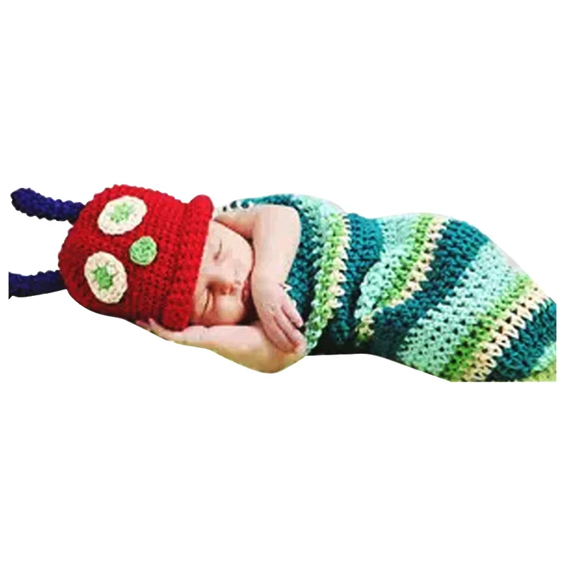 Милые Одежда для малышей новорожденных спальный мешок + Red Hat костюм Детская