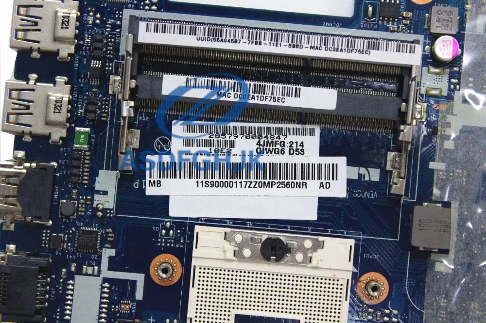 Оптовая продажа материнской платы для ноутбука QIWG5 LA-7981P Lenovo G580 материнская плата