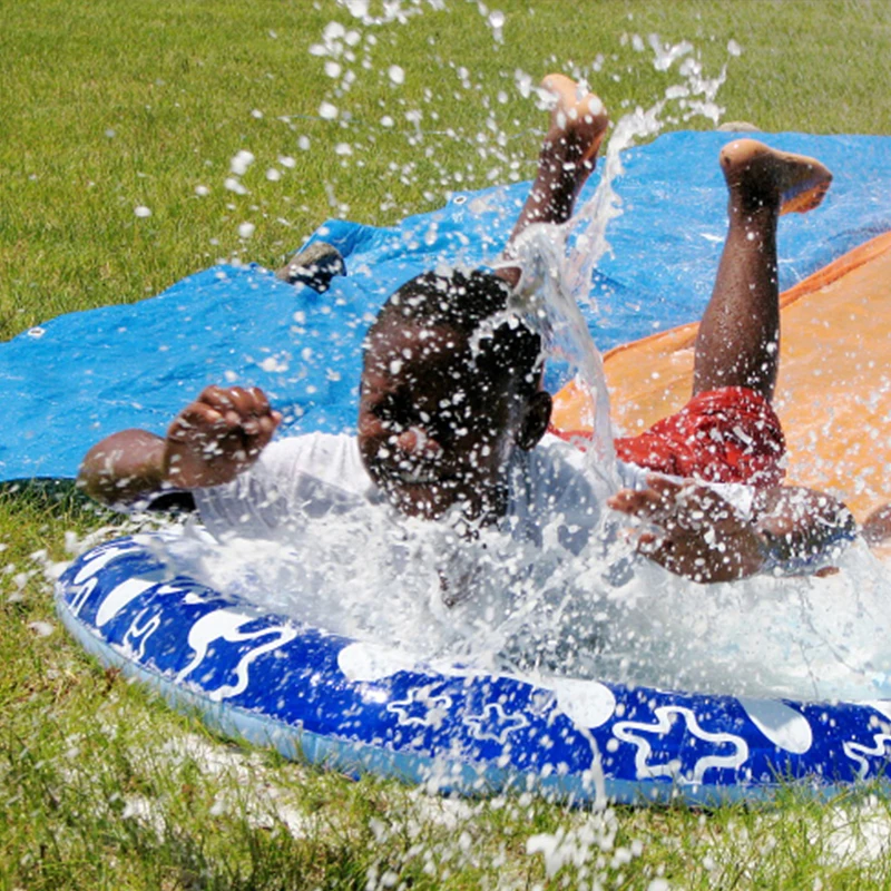 4 8 м надувная водная горка для детей серфинга и горки Летний большой бассейн