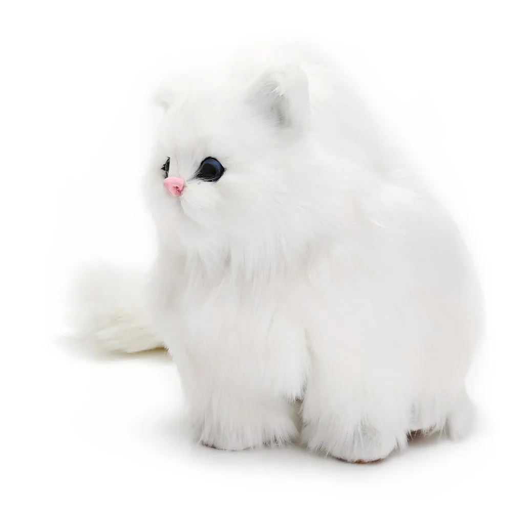 Случайные цвета плюшевые куклы нано дети ребенок милый моделирование кошка