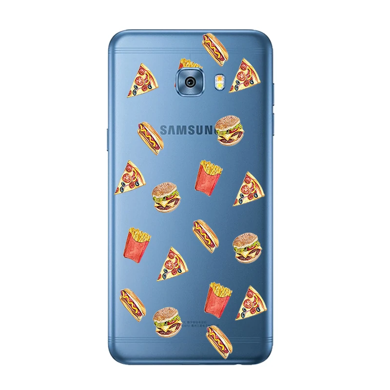 DIY для Samsung Galaxy A520 A5 2017 чехол телефона 2015/2016 C5/C5 Pro мягкий TPU с принтом еды |