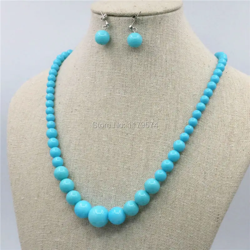 Аксессуары 6-14 мм натуральные синие Бусины из ракушек бриллиантовые серьги в виде