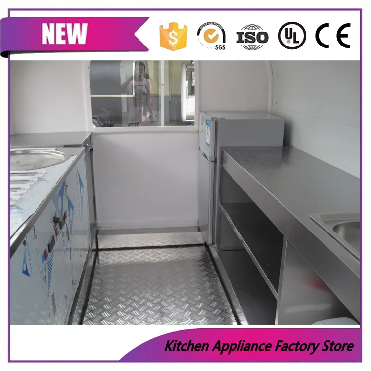 Двойная сковорода стандартная тележка для продуктов питания/тележка фаст