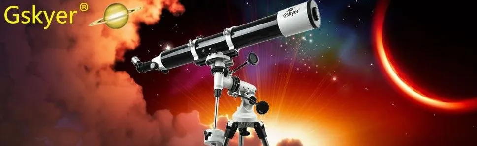 Gskyer EQ 80900 телескоп немецкая технология Starwatcher Рефракторы Сатурн кольцо Юпитер Луна область астрономический телеск