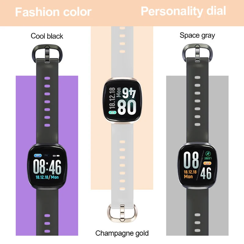 Водонепроницаемые Смарт-часы с тонометром и монитором сна | Наручные часы