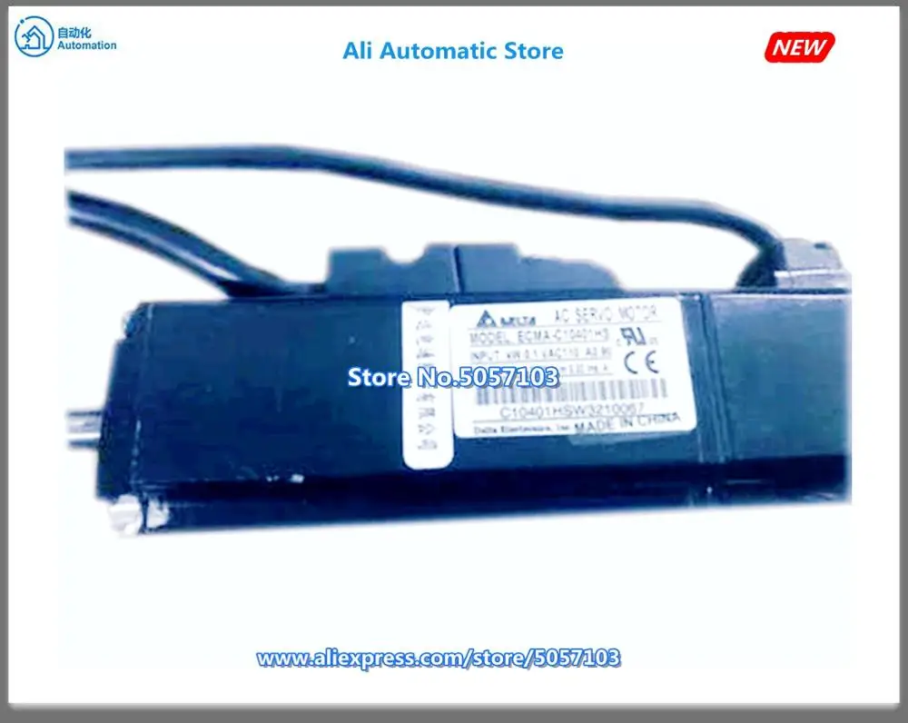 ECMA C10401HS 220V 100W 0.32NM 3000 об/мин сервопривода переменного тока с шпоночным пазом для
