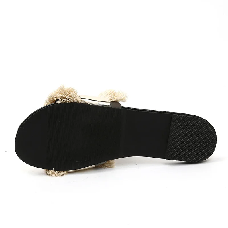 Шикарная обувь женские сандалии летние шлепанцы с металлическими украшениями