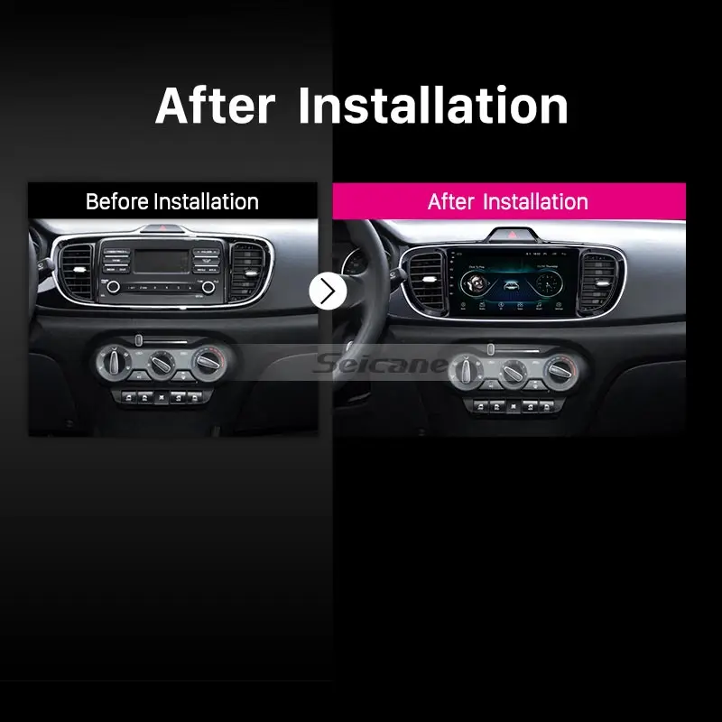 Seicane HD сенсорный экран автомобильное радио 9 дюймов Android 8 1 для KIA PEGAS 2017 левая рука